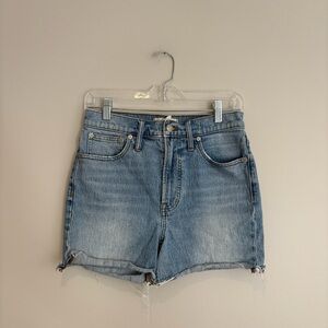 Madewell Light Blue Cut off Jean Shorts